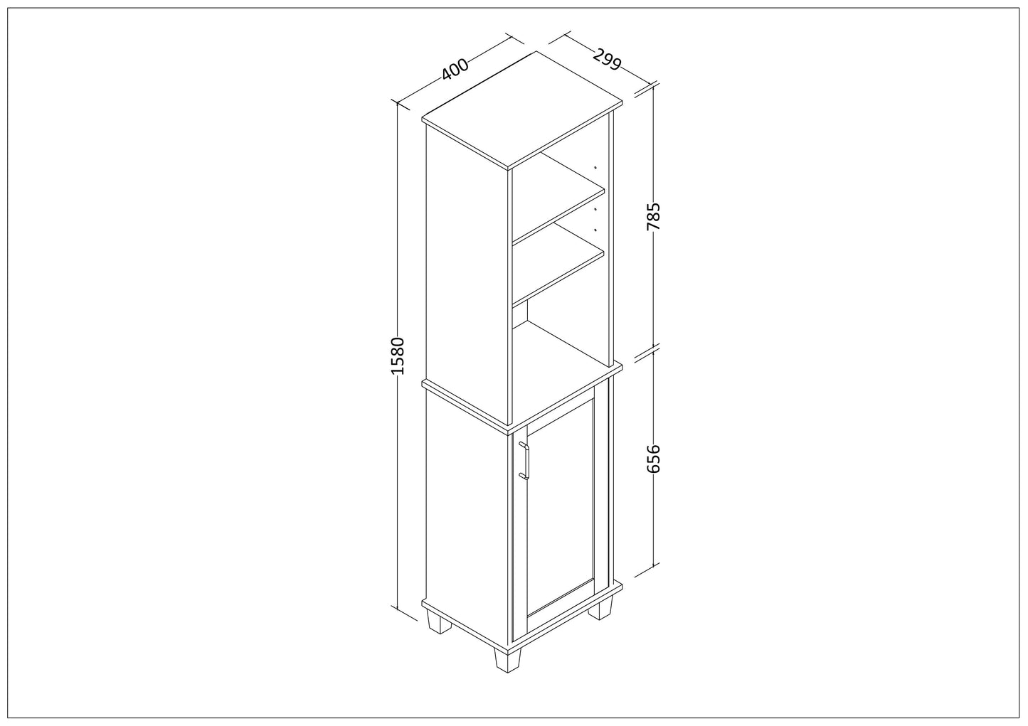 Gabinete Multiusos para Ropa de Cama