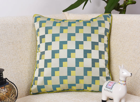 Funda de Cojín de Algodón Estilo Vintage