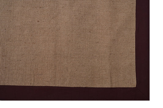 Alfombra de Yute – Borde Marrón