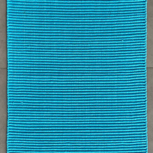 Alfombra Playera de Algodón IC7788 Turquesa