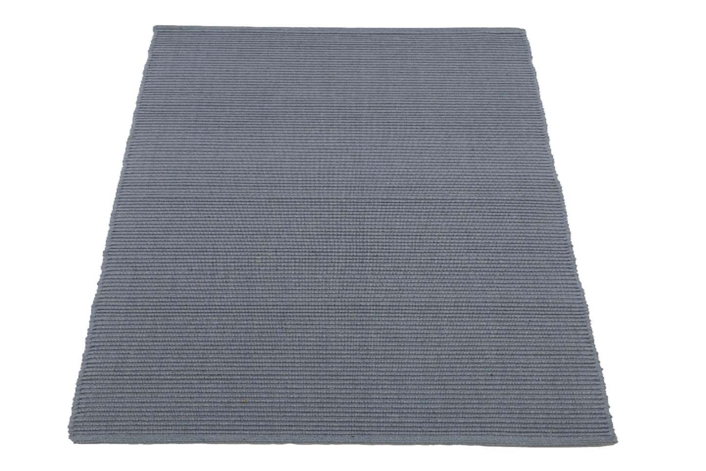 Alfombra de Playa Tejida a Mano Llama Ceniza en Gris