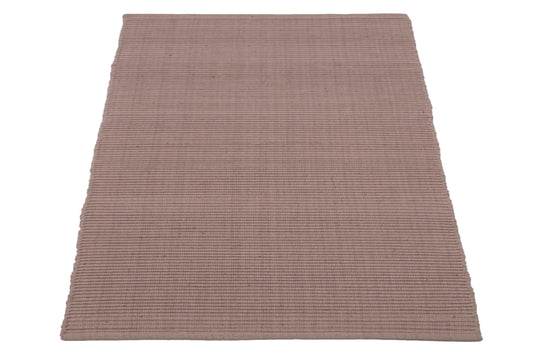 Tapete de playa tejido a mano Blush Flame en rosa claro