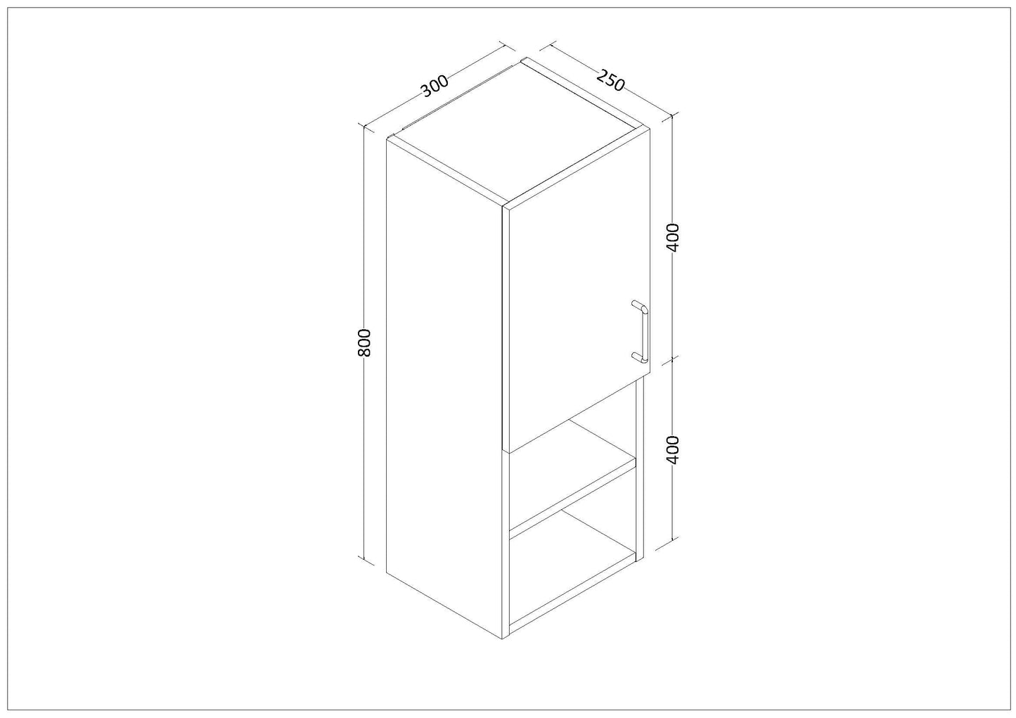 Almacenamiento Auxiliar Lateral para Baño