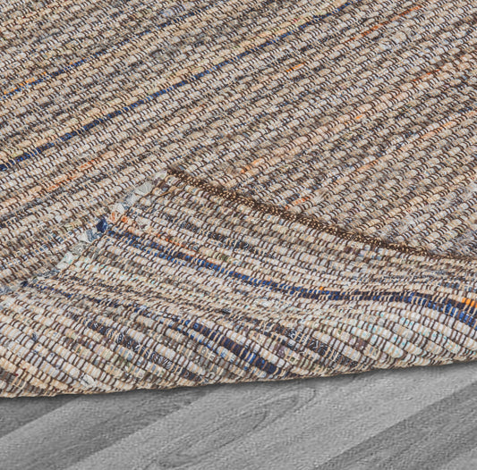 Detalle de alfombra Chindi IC14017 marrones y beige