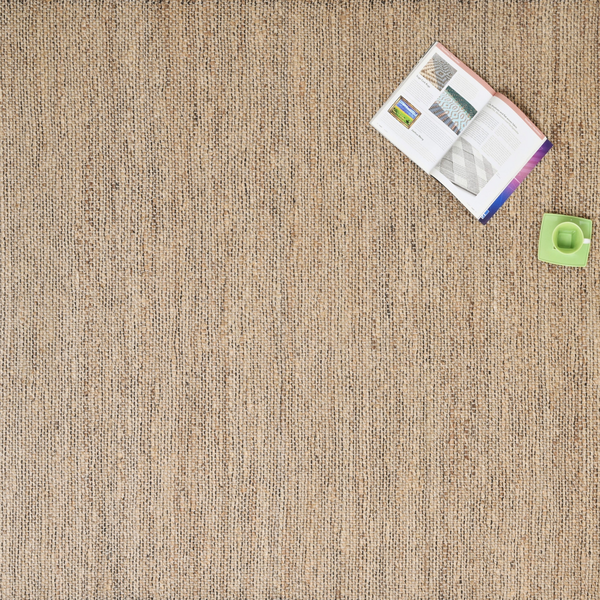 Jute and Cotton Rug with Fringe IC15187T Gray/Silver