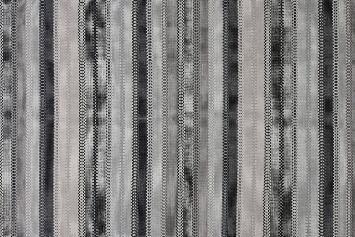 Alfombra kilim IC13809 gris y plateado