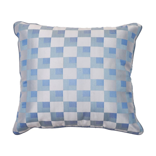 Funda de cojín vintage DIC1 azul 45 × 45 cm