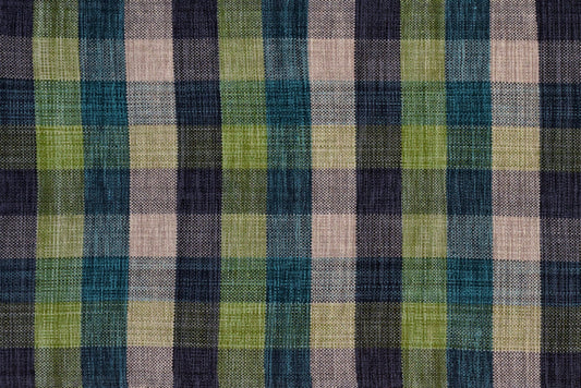 Alfombra de Algodón a Cuadros – Tejido con Borde