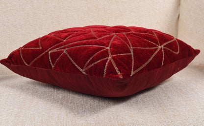 Funda de Cojín con Triángulos