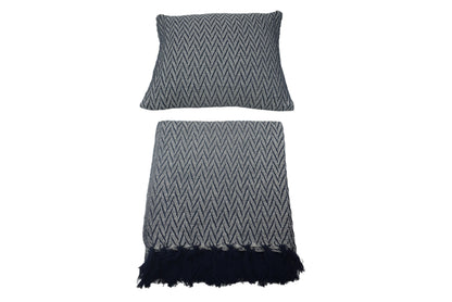 Manta de algodón tejida a mano