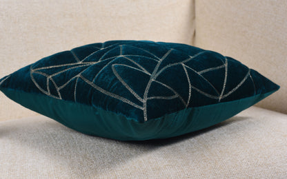 Funda de Cojín con Triángulos