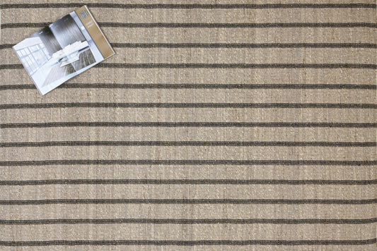 Alfombra de Pasto Marino a Rayas – Borde Acabado