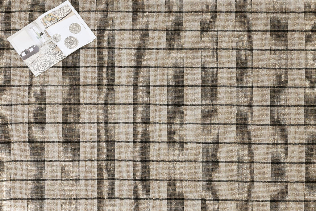 Alfombra de Pasto Marino a Cuadros – Borde Acabado