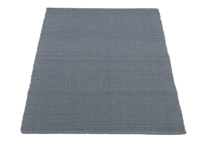 Alfombra de Playa Tejida a Mano Llama Ceniza en Gris