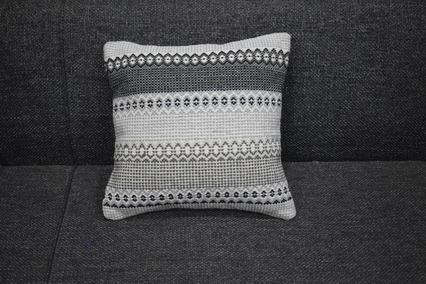 Funda de cojín kilim de algodón