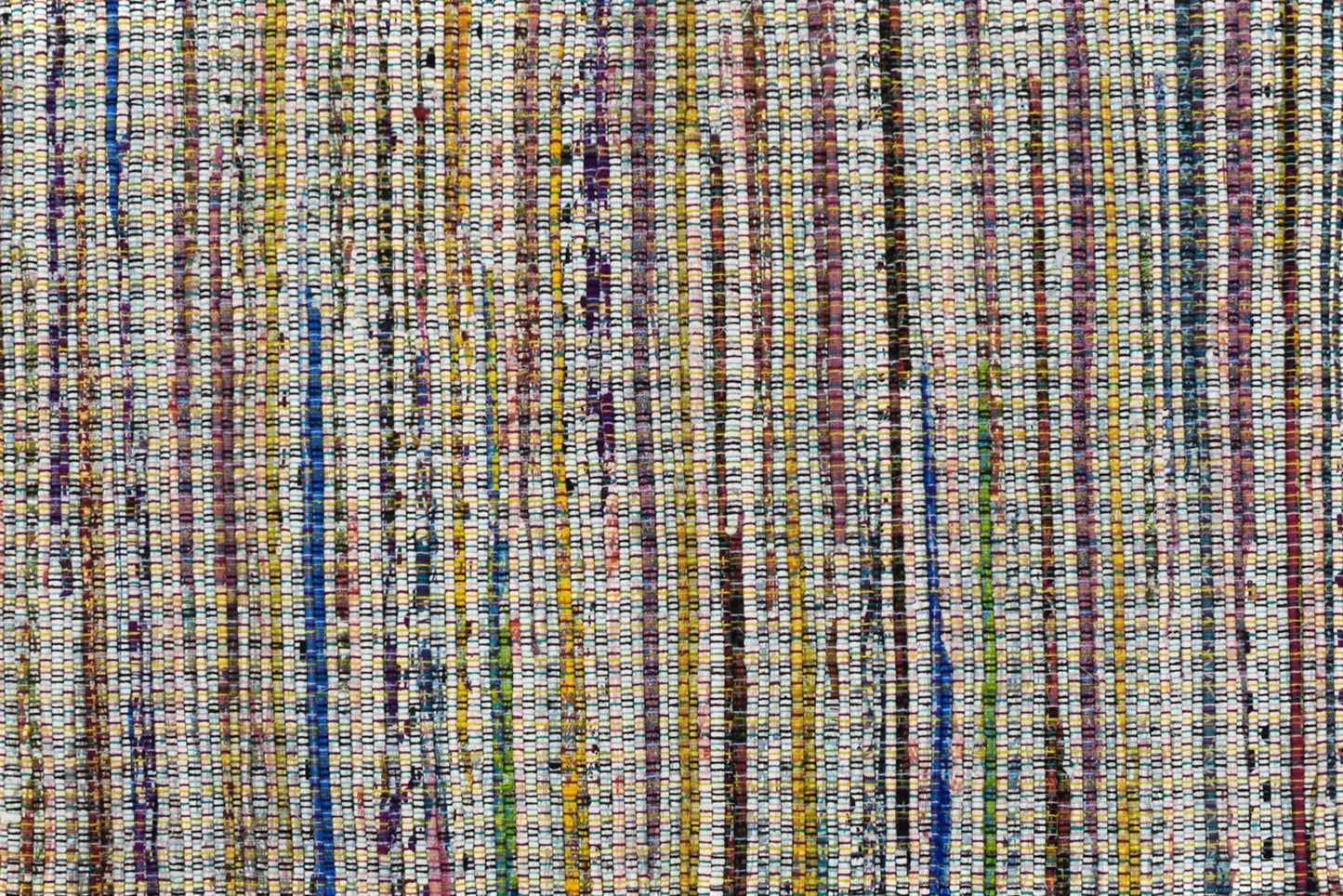 Alfombra Chindi Estampada Multicolor con Borde