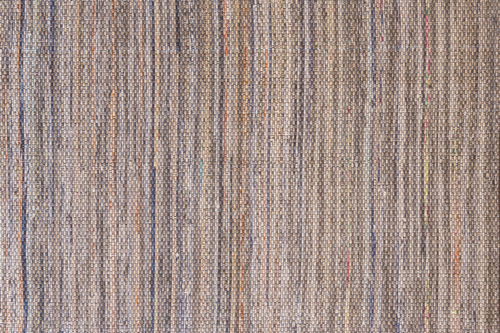 Alfombra Chindi Estampada Marrón con Borde