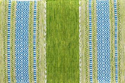 Alfombra Kilim de Algodón – Borde Acabado