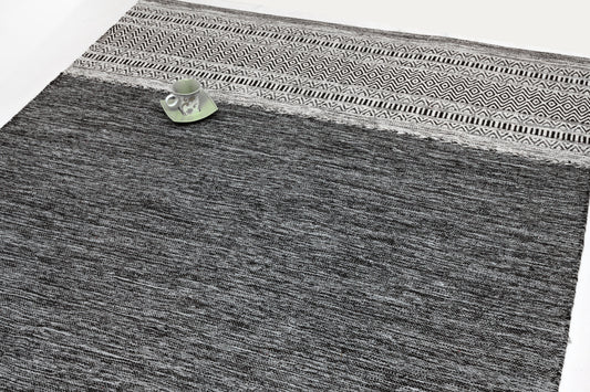 Alfombra Kilim de Algodón – Borde Acabado