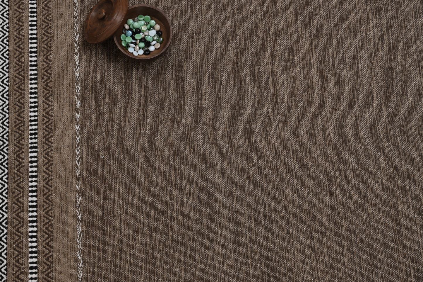 Alfombra Kilim de Algodón – Borde Acabado