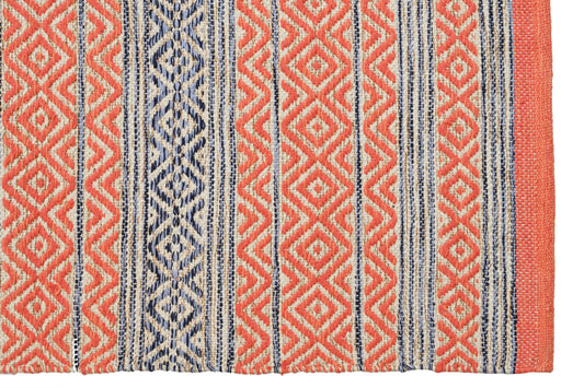 Alfombra Kilim de Algodón – Borde Acabado