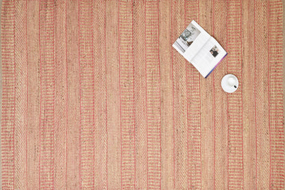 Alfombra a Rayas de Sarkanda – Borde con Acabado Spray