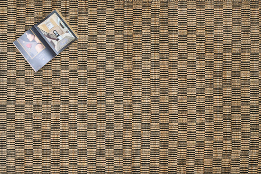 Alfombra Dhurrie de Yute Hecha a Mano – Borde Acabado