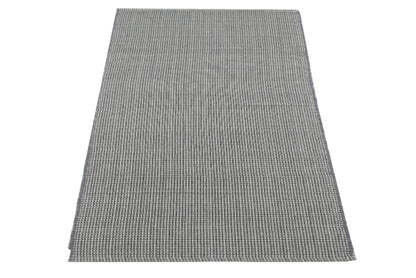 Alfombra de Playa Tejida a Mano Gris Madera de Deriva