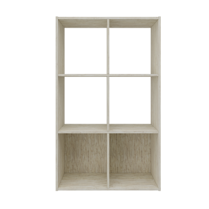 Cubo de Almacenamiento de 6 Compartimientos