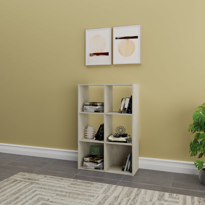 Cubo de Almacenamiento de 6 Compartimientos