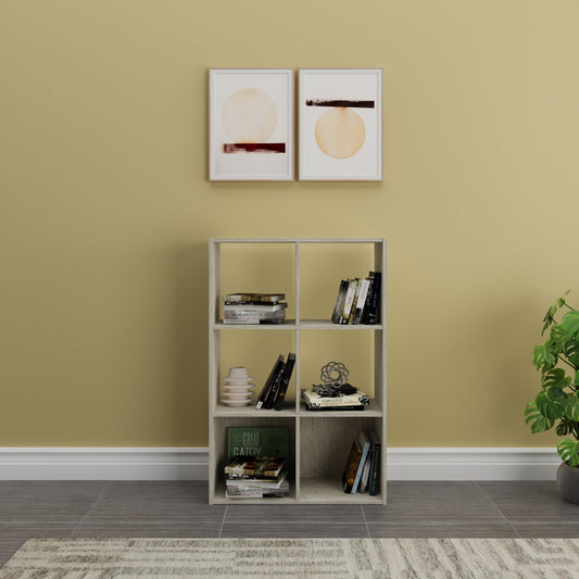 Cubo de Almacenamiento de 6 Compartimientos