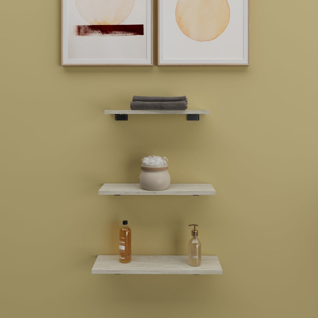 Estante Flotante con Soportes – Juego de 3