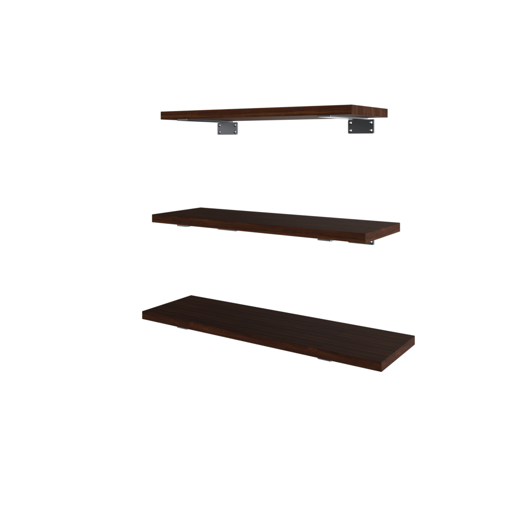 Estante Flotante con Soportes – Juego de 3