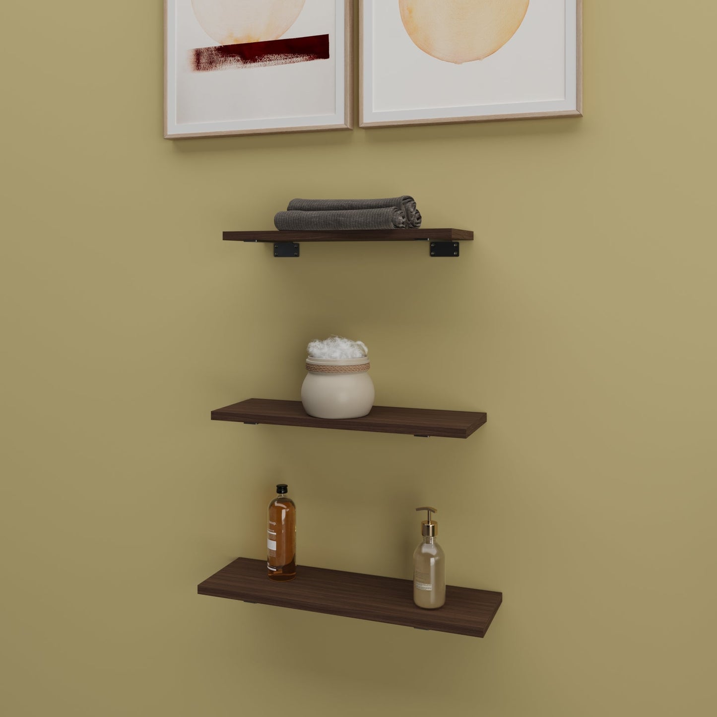 Estante Flotante con Soportes – Juego de 3