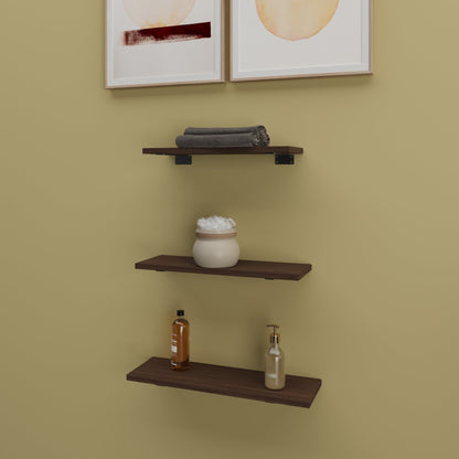 Estante Flotante con Soportes – Juego de 3