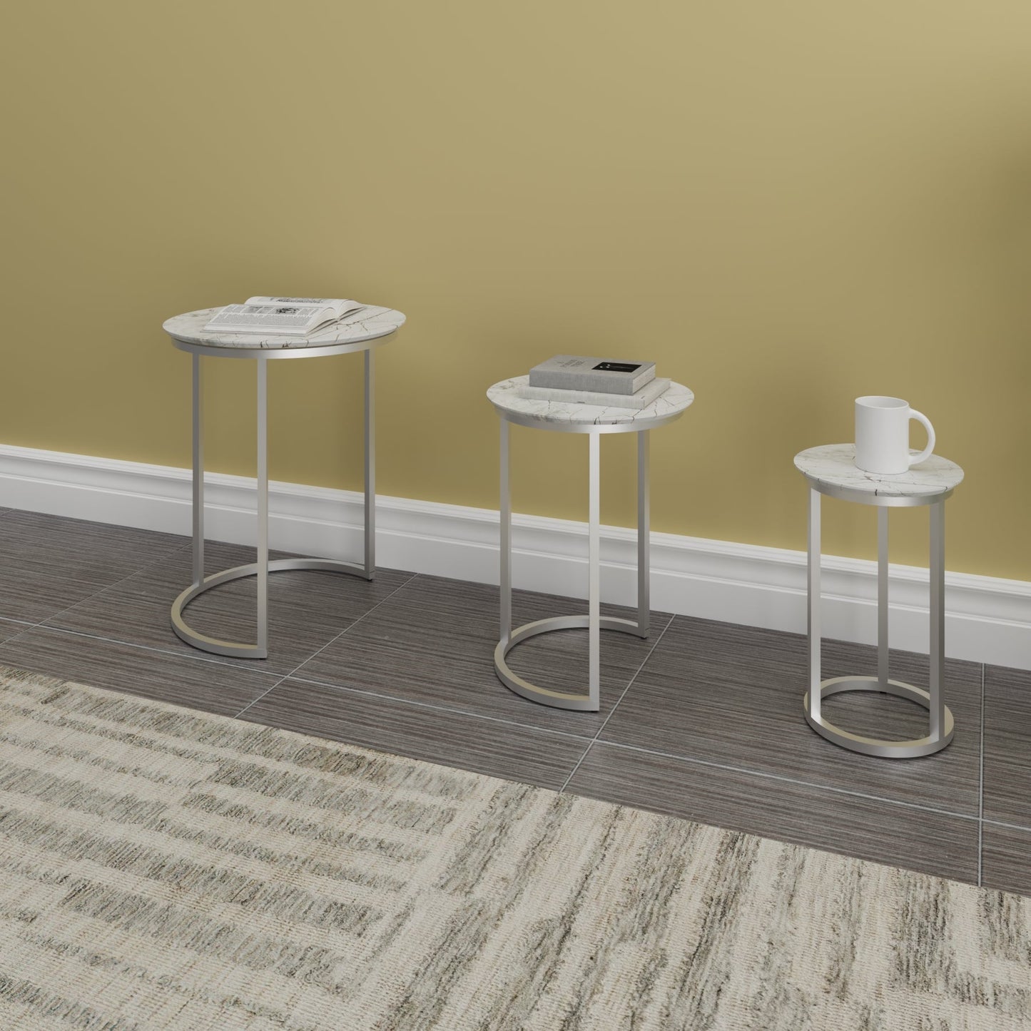 Estante Flotante con Soportes – Juego de 3