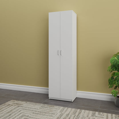 Gabinete de Doble Puerta MYSRTA1022091 Blanco Solar - vista lateral en ambiente con puertas cerradas