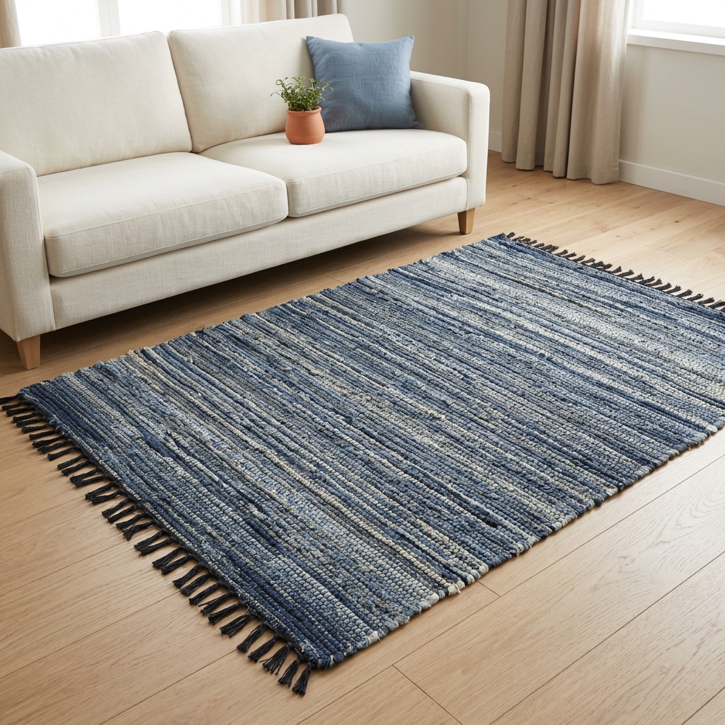 Alfombra IC9418 en una sala luminosa