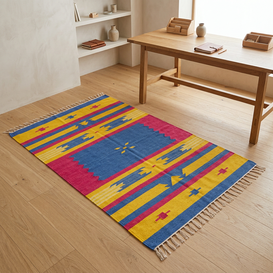 Alfombra OX5 en un estudio creativo