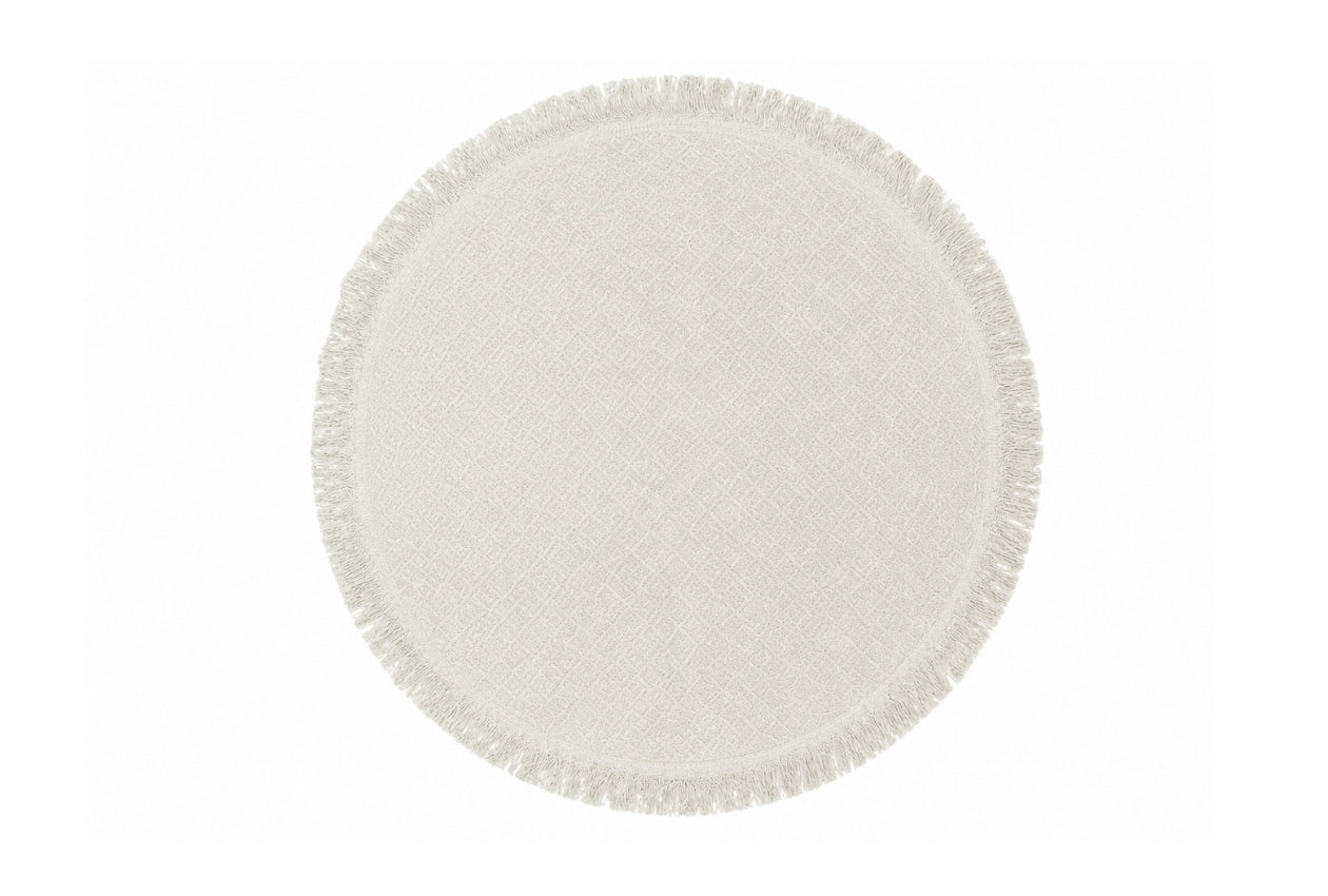 Alfombra Redonda de Yute – Con Base Antideslizante