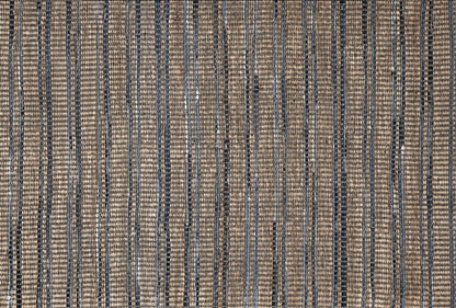 Alfombra de Denim y Yute Sarkanda – Borde Acabado
