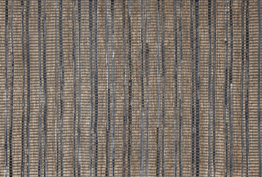 Alfombra de Denim y Yute Sarkanda – Borde Acabado