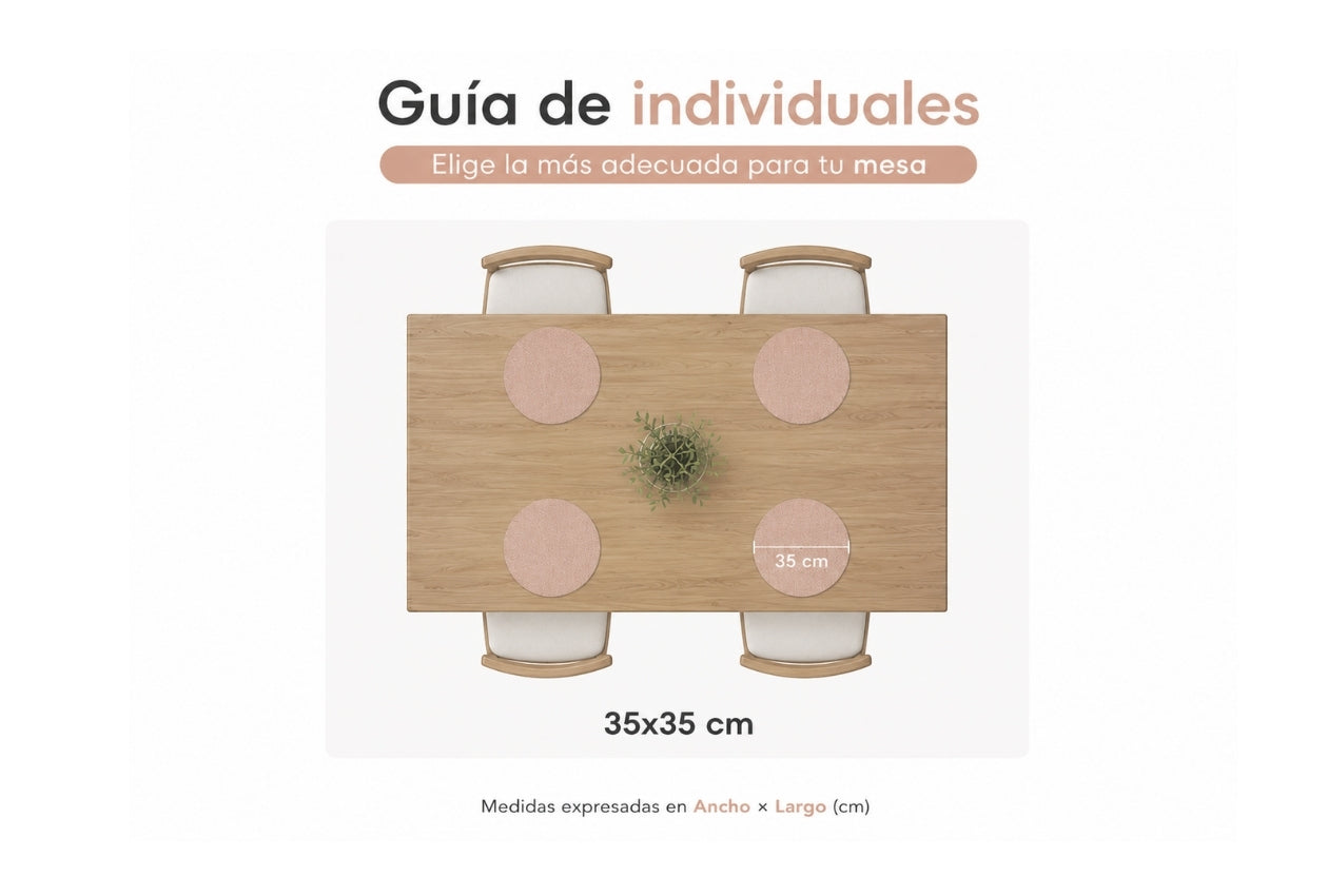Set de Individuales de Yute