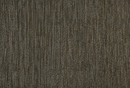 Alfombra de Algodón Marrón con Borde Negro