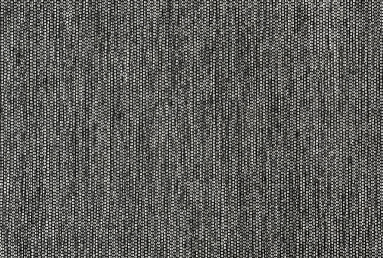 Alfombra de Algodón Gris con Borde Negro