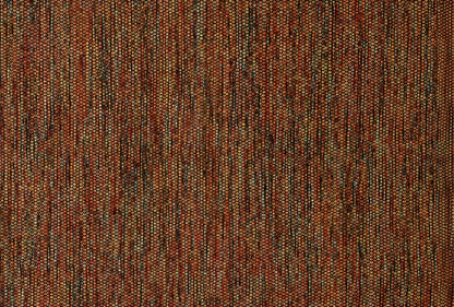 Alfombra de Algodón Multicolor con Borde Negro