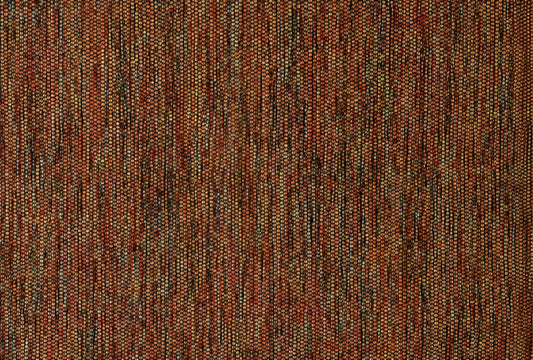 Alfombra de Algodón Multicolor con Borde Negro