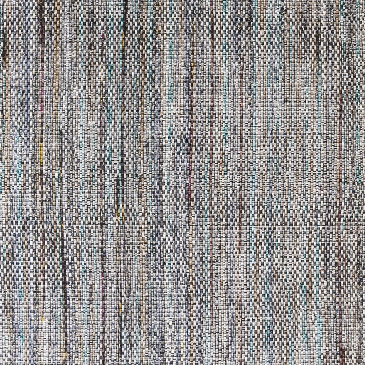 Alfombra chindi estampada IC14212 multicolor con borde