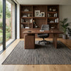 Solid Chindi Rug with Border IC14467 Brown/Beige