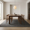 Cotton Rug with Charcoal Border IC15652 Black/White